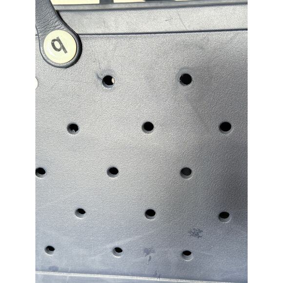 Bogg Bag Large Original Tote Navy Blue Beach Bag Waterproof - Picture 4 of 11